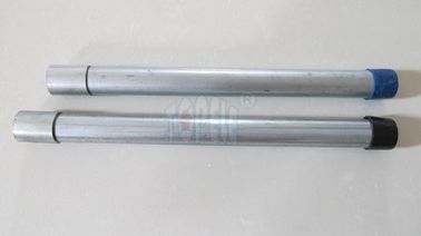 GI ไหลไฟฟ้า BS4568 สายการไฟฟ้า Hot Dip Galvanized กับ Coupler และ Cap