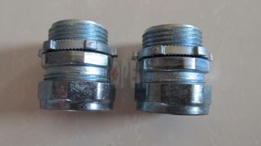 EMT สายไฟและอุปกรณ์ประกอบ NPT Thread Zinc EMT เครื่องเชื่อมต่อการบด