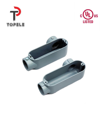 1/2&quot; UL รายการ ร่างหลอดแข็ง LL / LR / LB / C / T ประเภทอลูมิเนียม NTP ประเภท